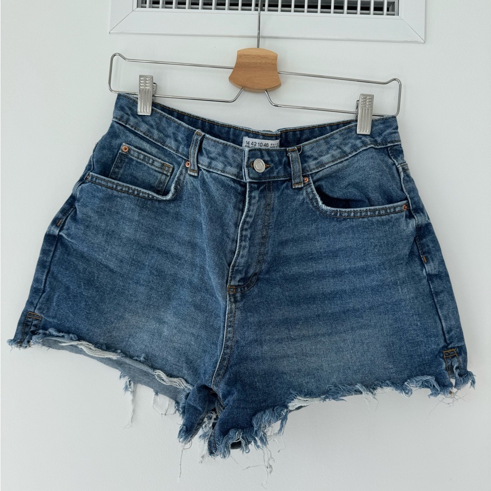 High rise Jean shorts
